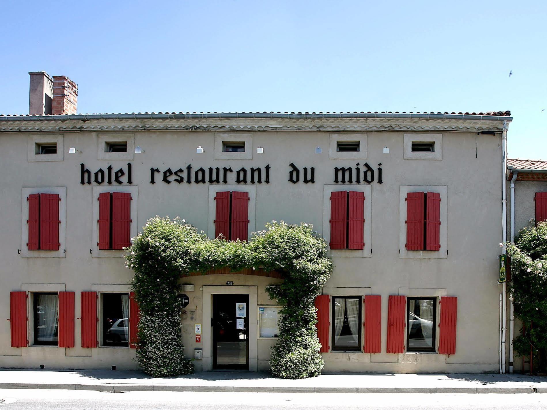 Logis Hotels - Hotel Restaurant Du Midi Ровел Екстериор снимка